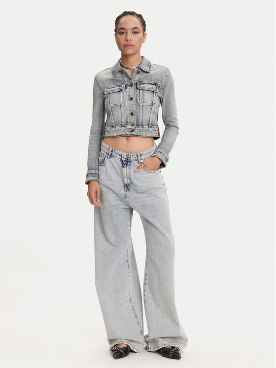 Miss Sixty Miss Sixty Geacă de blugi 6S1WJ50100 Albastru Slim Fit