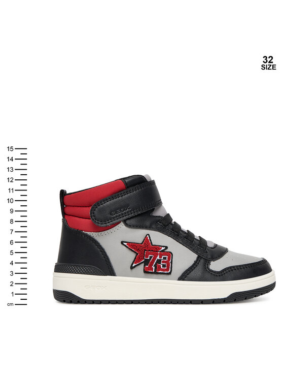 Geox Geox Sneakersy J Washiba J56LQC 054FU C0043 S Šedá