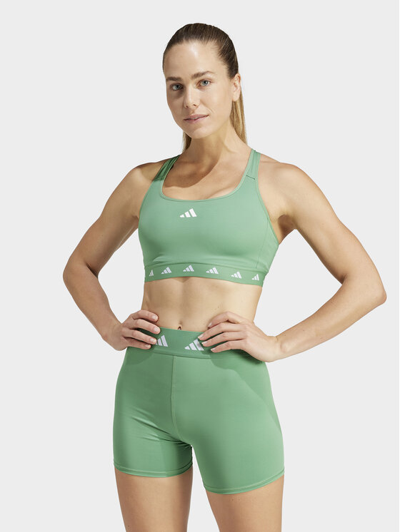 Sport melltartó adidas, Méret: MAC, Zöld, Powerreact Training IT6641