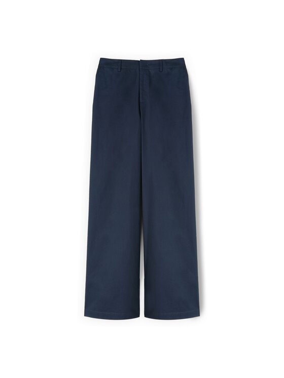 Motivi Motivi Pantaloni di tessuto P02RQ004659N034 Blu Flare Fit