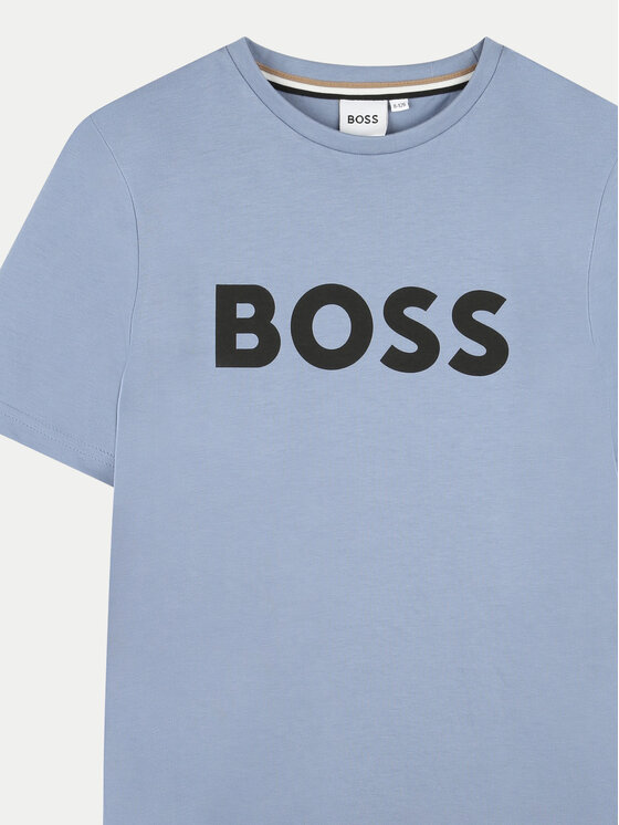 BOSS Boss Marškinėliai J51204 S Mėlyna Regular Fit