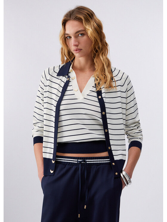 Liu Jo Liu Jo Cardigan TA6214MS55NC3882 Celeste Regular Fit