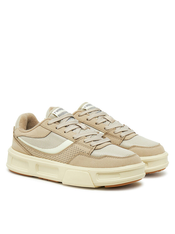 TWINSET TWINSET Laisvalaikio batai 251TCP034 Smėlio