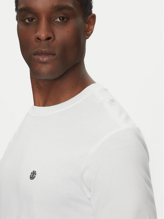Element Element T-Shirt ELYKT00168 Biały Regular Fit