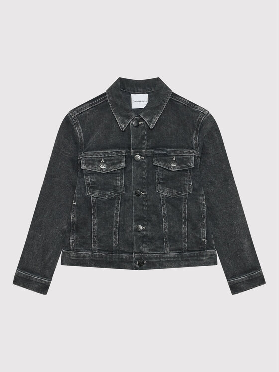 Calvin Klein Jeans Calvin Klein Jeans Jeans jakna Denim Clr Block IB0IB01088 Črna Regular Fit