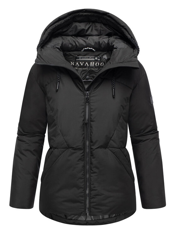 Navahoo Navahoo Kurtka zimowa Pastellzauber Czarny Regular Fit