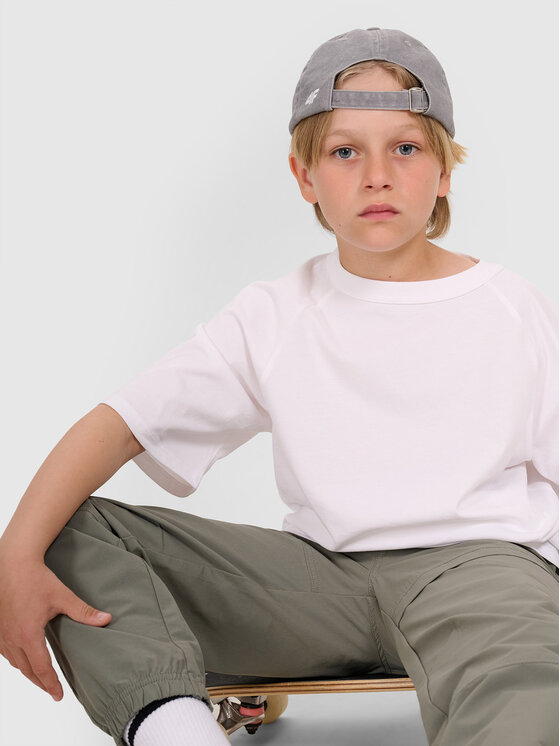 4F 4F T-Shirt URBAN COMMUTER Biały Oversize