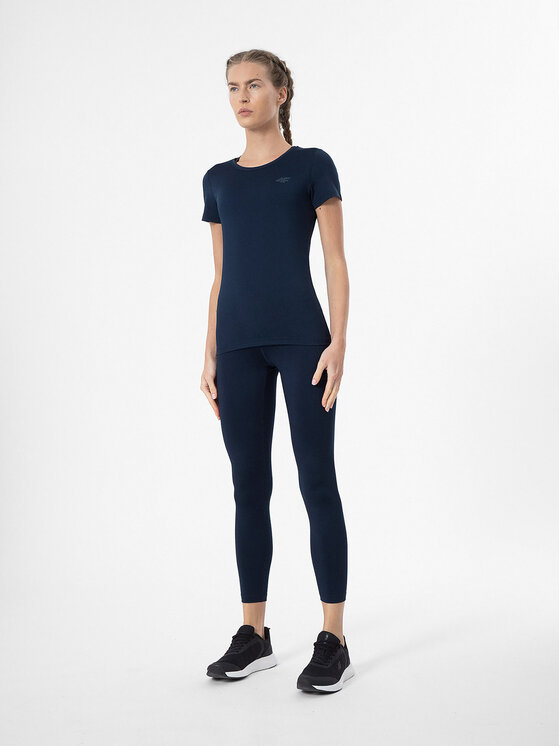 4F 4F Leggings 4FSS23TFTIF077 Tamnoplava Slim Fit