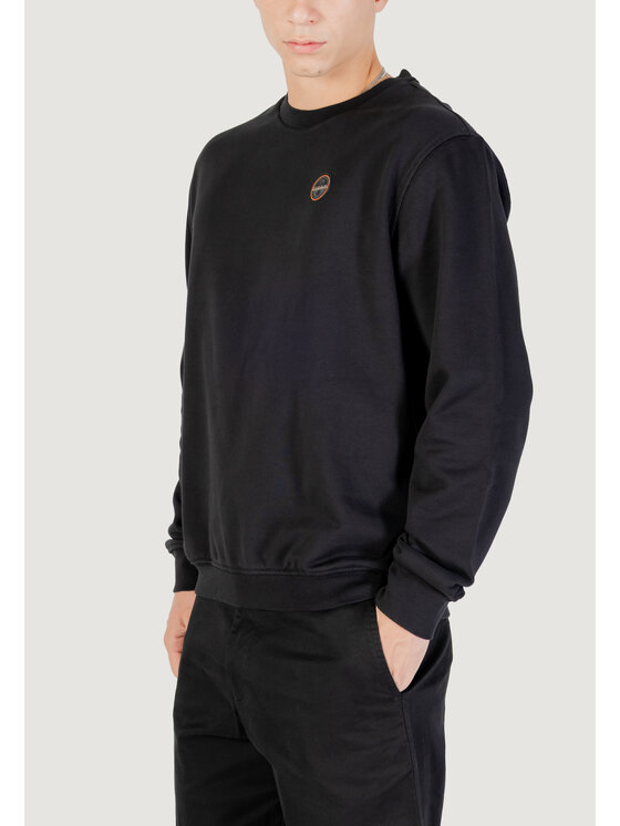 Napapijri Napapijri Μπλούζα B-BADGE C 1 Μαύρο Casual Fit