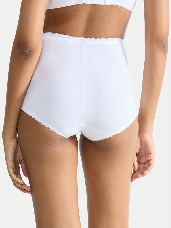 Sloggi Sloggi Mutande classiche a vita alta Basic 10007656 Bianco