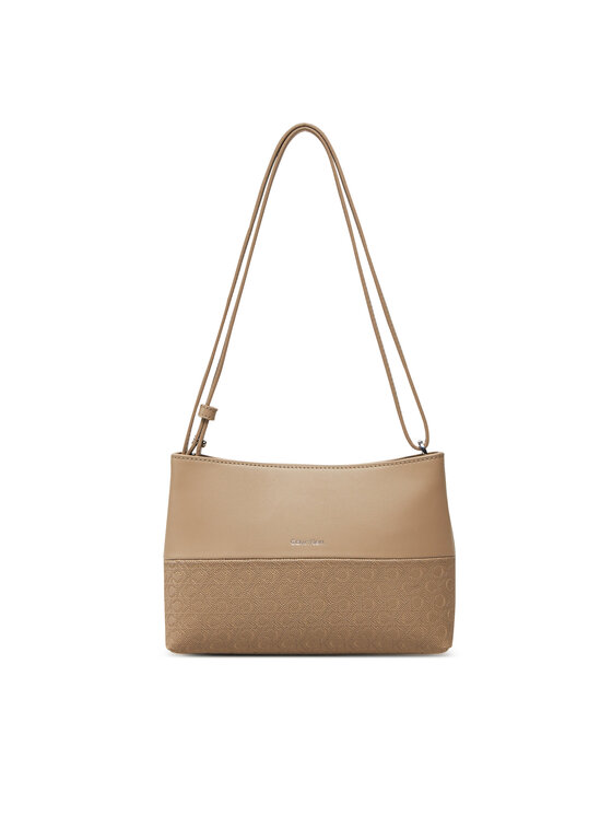 Calvin Klein Calvin Klein Torbica Ck Mixmedia Convertible Bag_Mono K60K613170 Bež