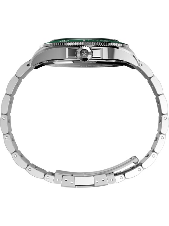 Timex Timex Zegarek TW2Y33200 Srebrny