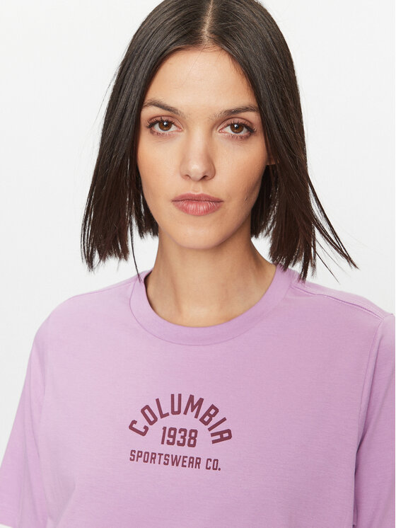 Columbia Columbia Koszulka techniczna North Cascades™ Relaxed Tee Fioletowy Regular Fit