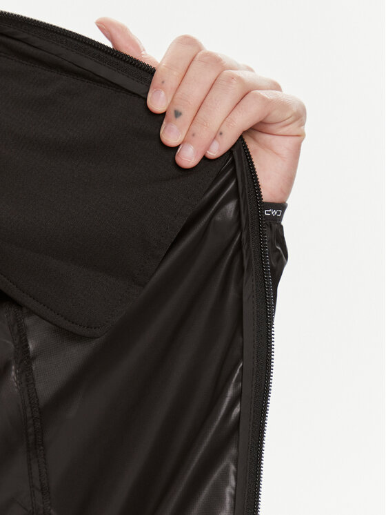 CMP CMP Běžecká bunda 3C46776T Černá Regular Fit