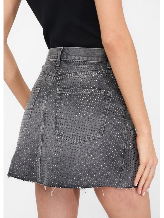 Liu Jo Liu Jo Minigonna UF5096D502088281 Grigio Regular Fit