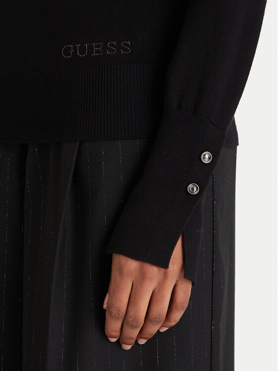 Guess Guess Пуловер Elinor W2YR30 Z2V62 Черен Regular Fit