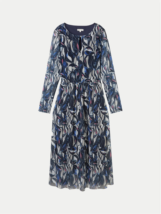 Tom Tailor Tom Tailor Vsakodnevna obleka 1043038 Modra Regular Fit