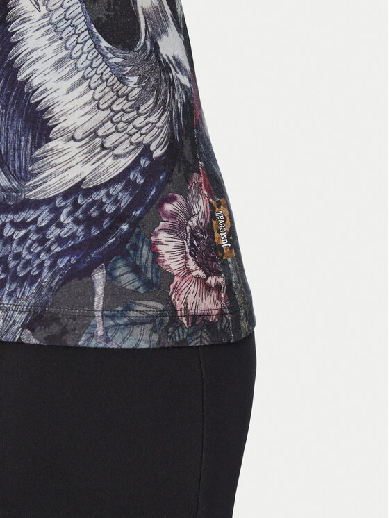 Just Cavalli Just Cavalli Cardigan 81PAHE25 CJ112 Gri Slim Fit
