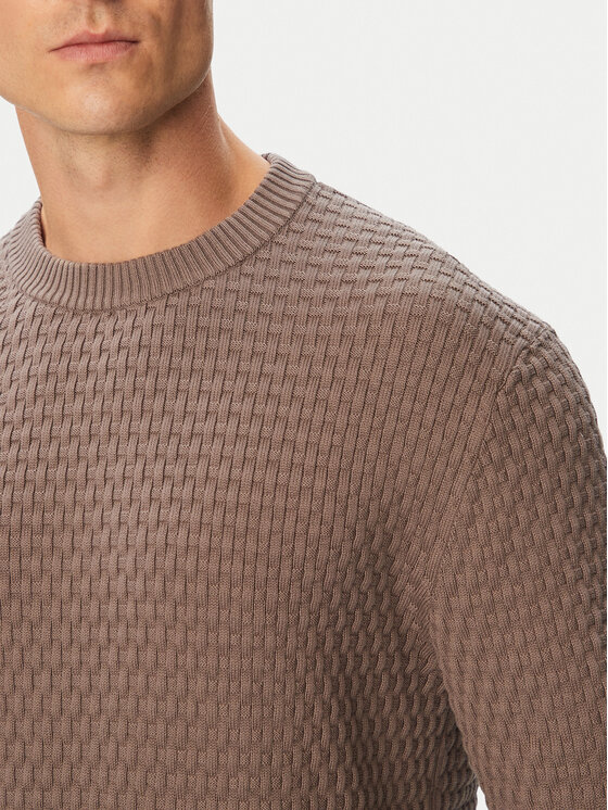 HUGO HUGO Sweater Sylas 50570271 Barna Regular Fit
