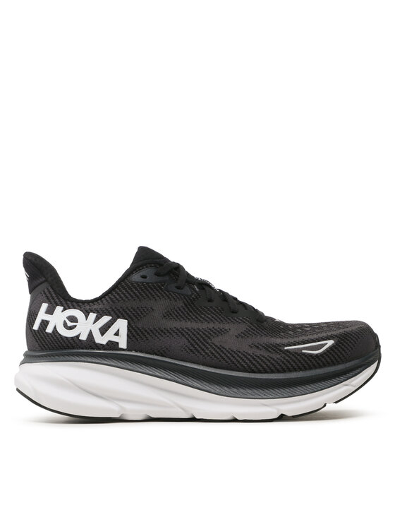 Hoka Męskie Buty do biegania, rozmiar 41 1/3, Czarne, Clifton 9 Wide 1132210