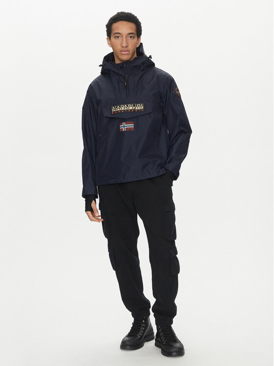 Napapijri Napapijri Kurtka anorak Rainforest Next Sum NP0A4ILW Niebieski Loose Fit