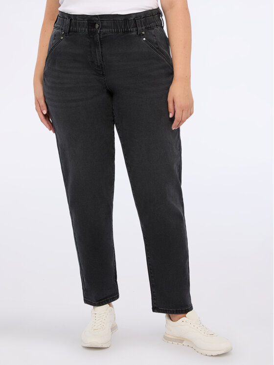 Fiorella Rubino Fiorella Rubino Jeansy P403T004899N023 Czarny Boy Fit