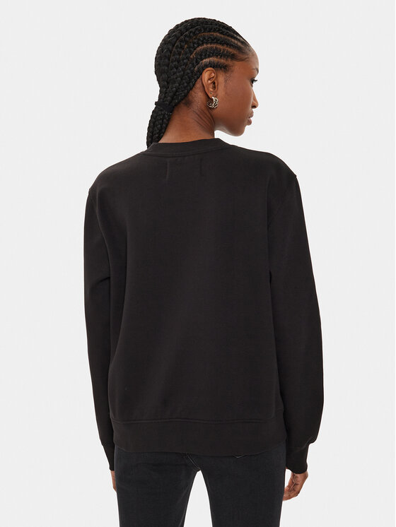 Calvin Klein Jeans Calvin Klein Jeans Džemperis Faded Monologo J20J223537 Juoda Regular Fit