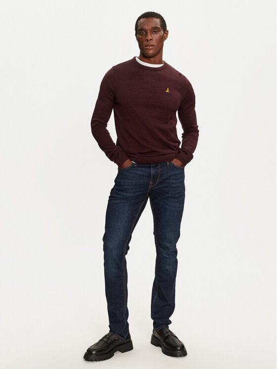 Brave Soul Brave Soul Pullover MK-230EINSTEIN4 Dunkelrot Regular Fit