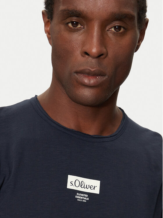s.Oliver s.Oliver Longsleeve 2150055 Cиній Regular Fit