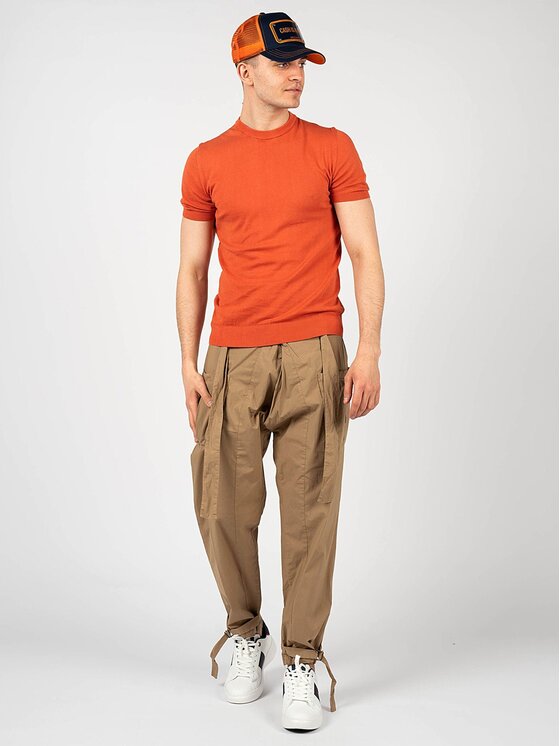 Xagon Xagon Spodnie materiałowe P23032 FX AG54 Beżowy Slim Fit