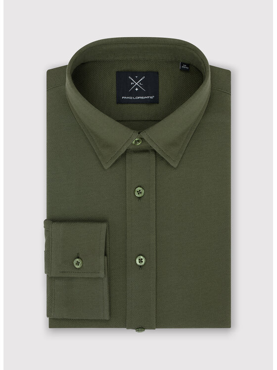 Pako Lorente Pako Lorente Koszula P24WF-1X-031 Zielony Slim Fit