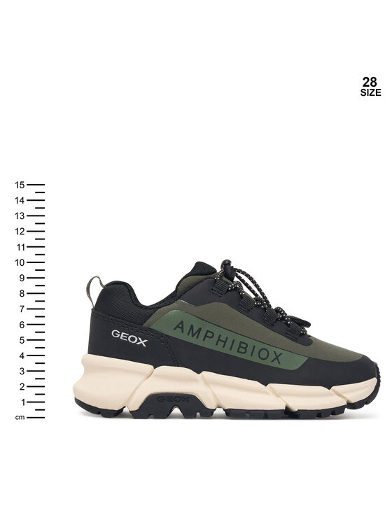 Geox Geox Sneakersy J Flexyper Plus Boy B Abx J46LCC 0FU50 C0498 M Zielony ciemny
