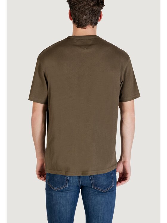Tommy Jeans Tommy Jeans T-shirt DM0DM21110 Verde Casual Fit