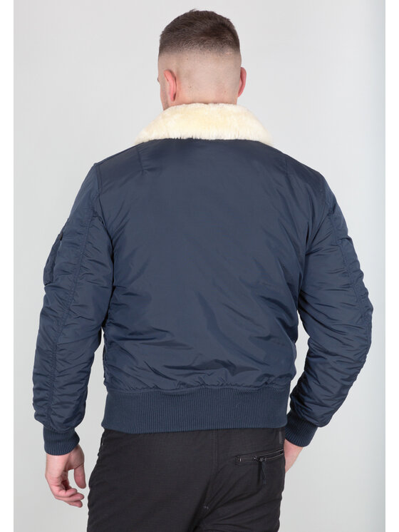 Alpha Industries Alpha Industries Kurtka bomber AI.143104-07 Granatowy Vintage Fit