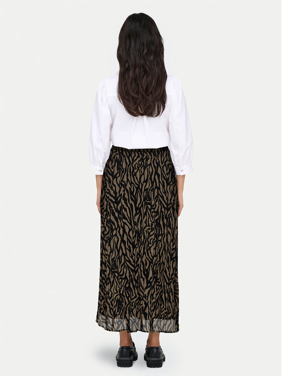 ONLY ONLY Spódnica midi Star 15333699 Szary Regular Fit
