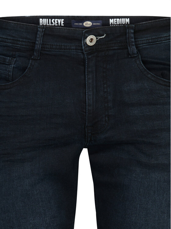 Petrol Industries Petrol Industries Jeans kratke hlače M-1050-SHO002 Mornarsko modra Regular Fit