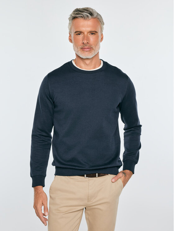 BIG STAR BIG STAR Bluza BREMEN Granatowy Basic Fit