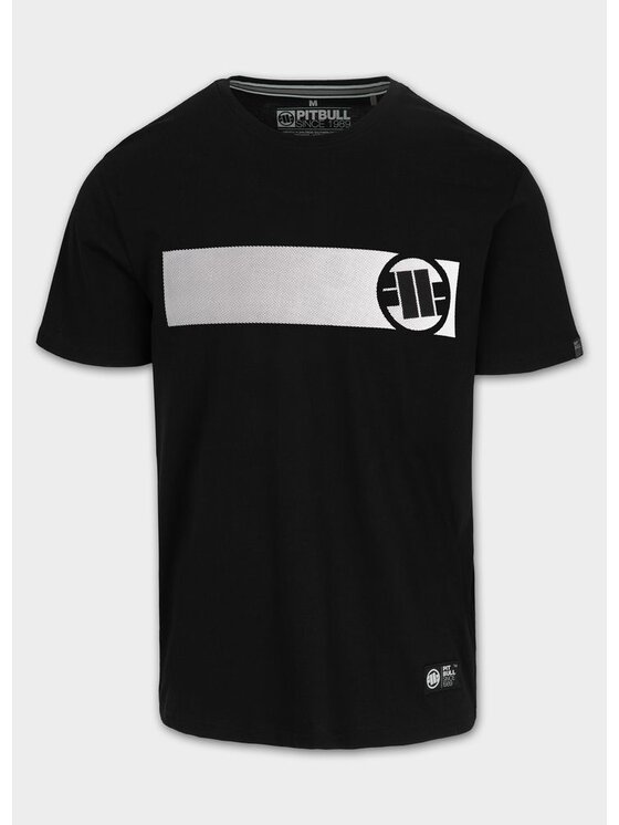 PITBULL PITBULL T-Shirt Koszulka Casino S Czarny Regular Fit