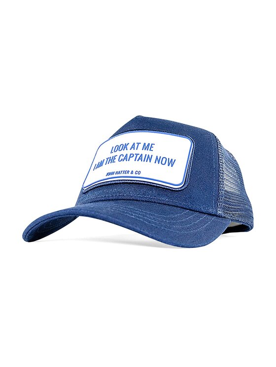 John Hatter & Co John Hatter & Co Czapka z daszkiem Look At Me I Am The Captain Now | Rubber Granatowy