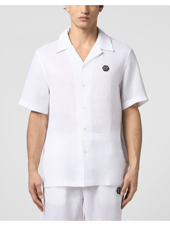 PHILIPP PLEIN PHILIPP PLEIN Camicia 30021 Bianco Regular Fit