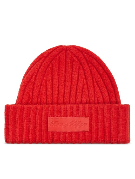 Căciulă Tommy Hilfiger Tommy Twist Beanie AW0AW15325 Portocaliu