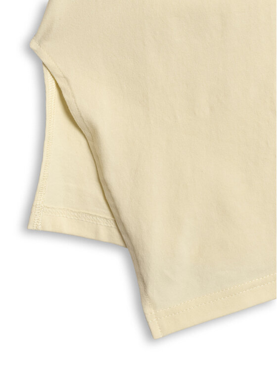 4F 4F T-Shirt ESSENTIAL 4 Żółty jasny Regular Fit