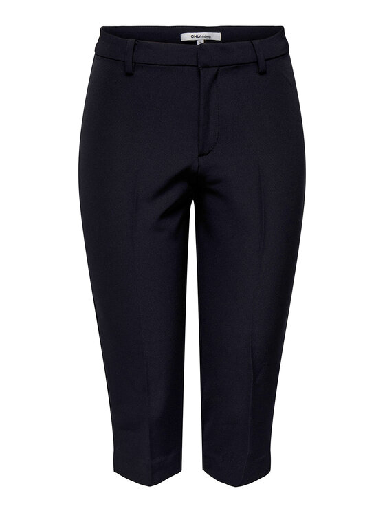 ONLY ONLY Pantaloni capri Gitta 15349571 Negru Slim Fit