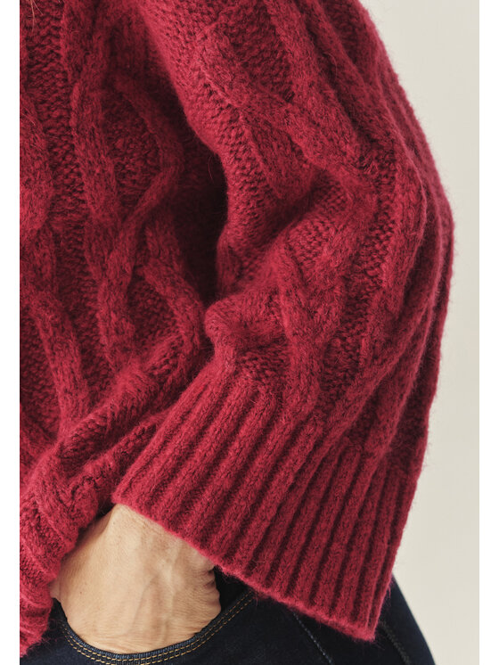 TATUUM TATUUM Sweter SERVA Czerwony
