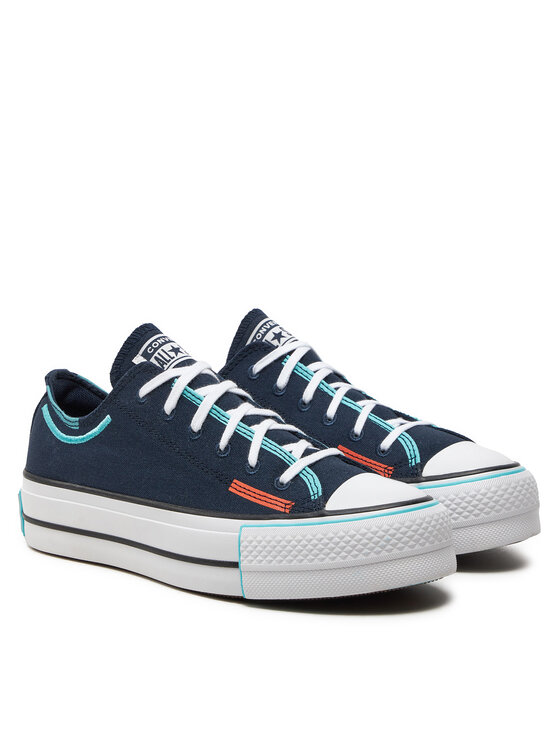 Converse Converse Scarpe da ginnastica Chuck Taylor All Star Lift Platform Color Pop Ox A07597C Nero