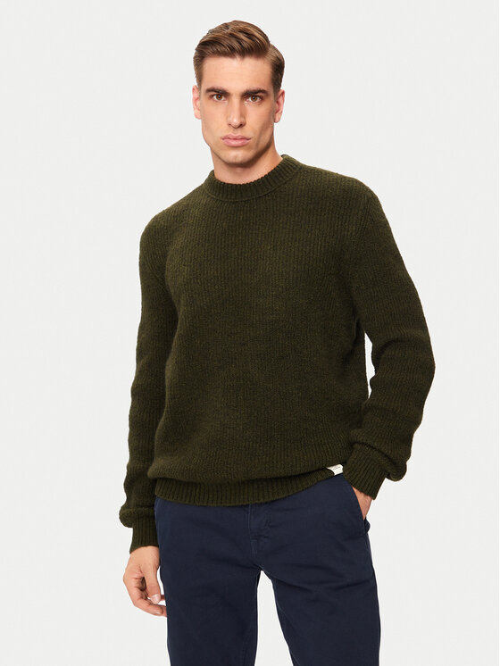 Mustang Mustang Sweater Emil C 1015801 Zöld Regular Fit