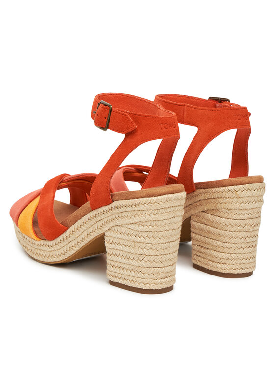 Toms Toms Espadrillid Majorca Strappy 10021951 Punane