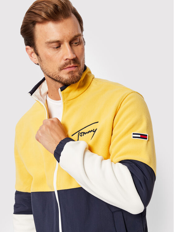 Tommy Jeans Преходно яке Tjm Mix Media Retro DM0DM14032 Жълт Regular Fit Modivo.bg