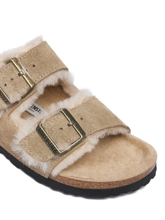 Birkenstock Birkenstock Шльопанці Arizona Shearling 1028293 Бежевий
