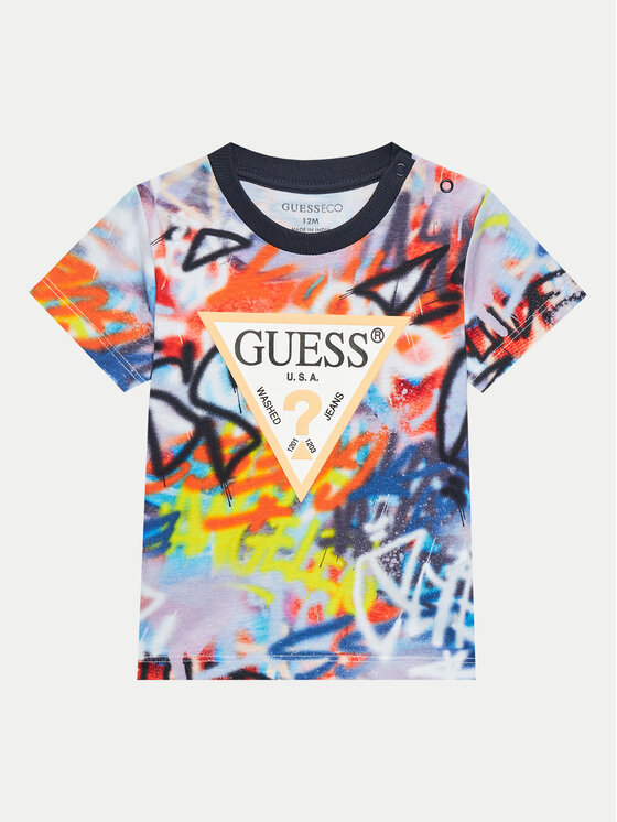Guess Guess Sada T-shirt a šortky I4GG12 K8HM3 Barevná Regular Fit